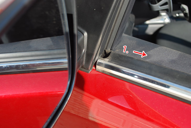 How To Remove chrome window trim EvolutionM Mitsubishi Lancer and